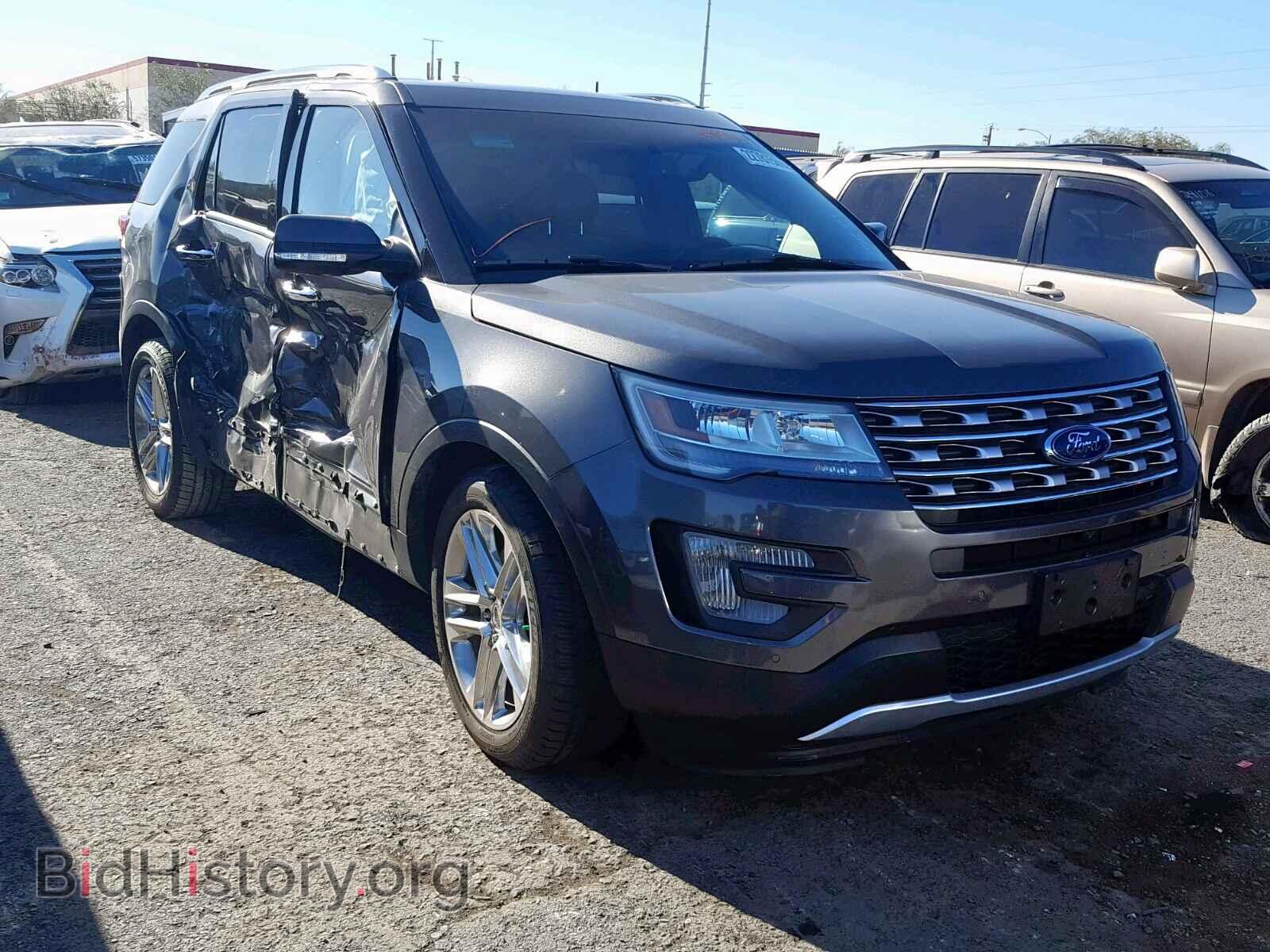 Photo 1FM5K7F83GGB52826 - FORD EXPLORER L 2016