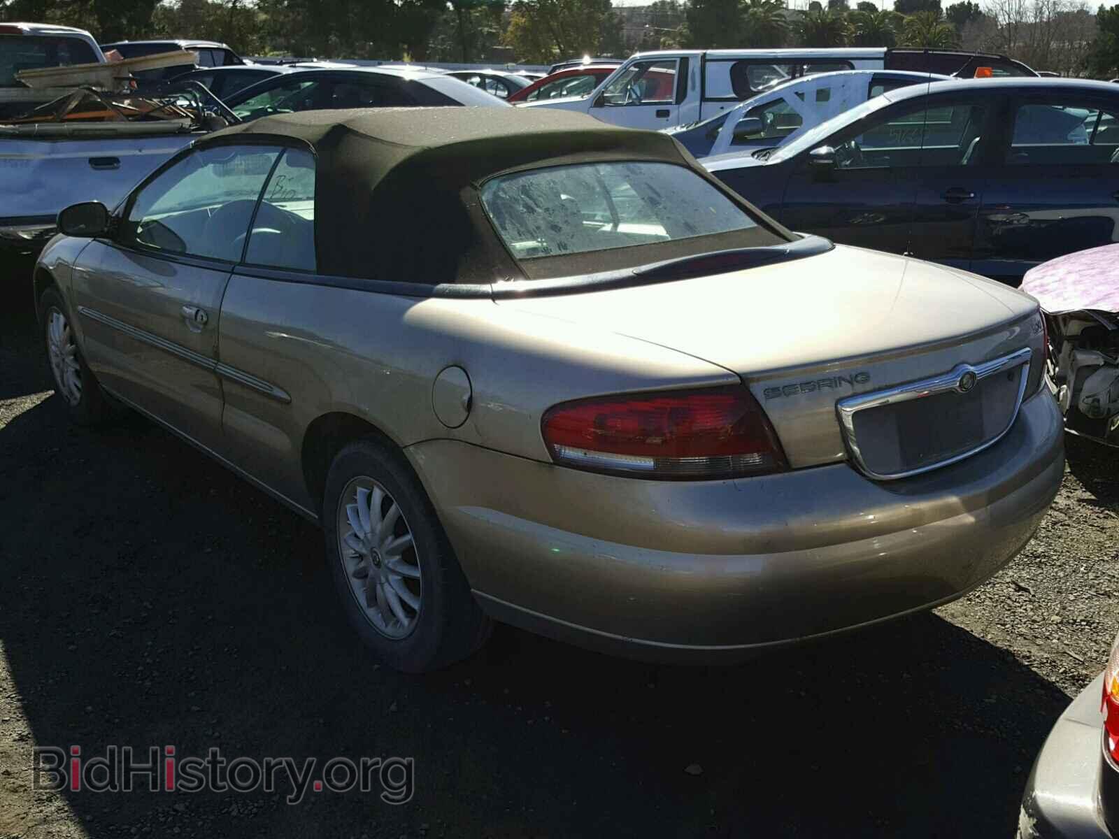 2003 CHRYSLER SEBRING - VIN: 1C3EL55TX3N500854 - Фото 3