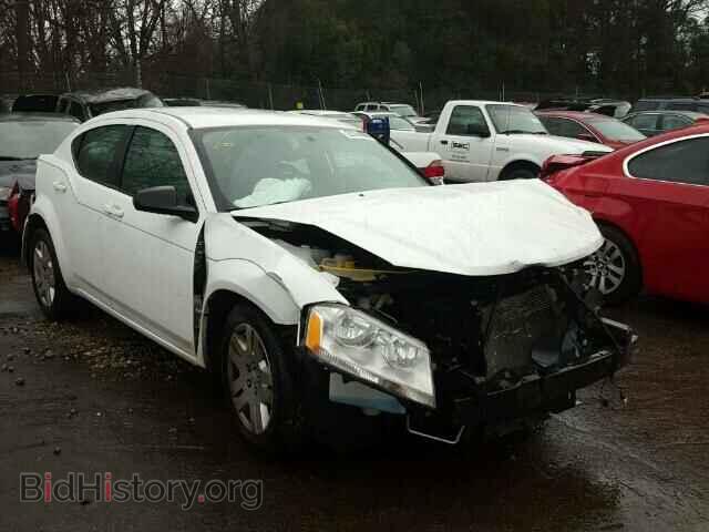 Photo 1C3CDZAB6CN286244 - DODGE AVENGER 2012