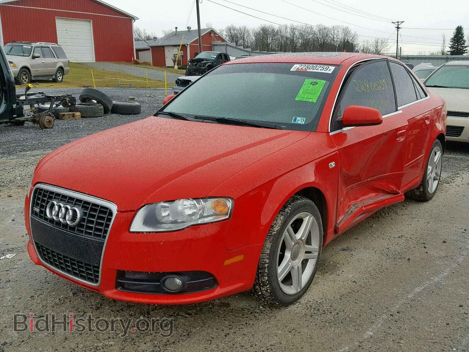 2008 AUDI A4 - VIN: WAUDF78E28A087086 - Фото 2