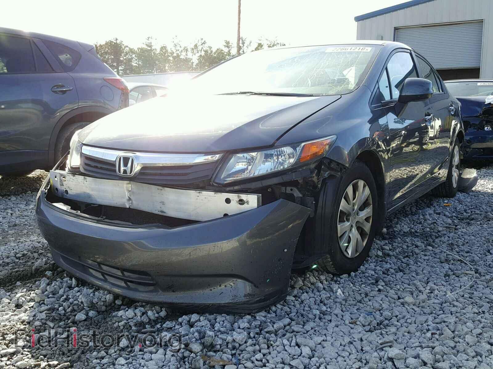 2012 HONDA CIVIC - VIN: 2HGFB2F56CH504587 - Фото 2