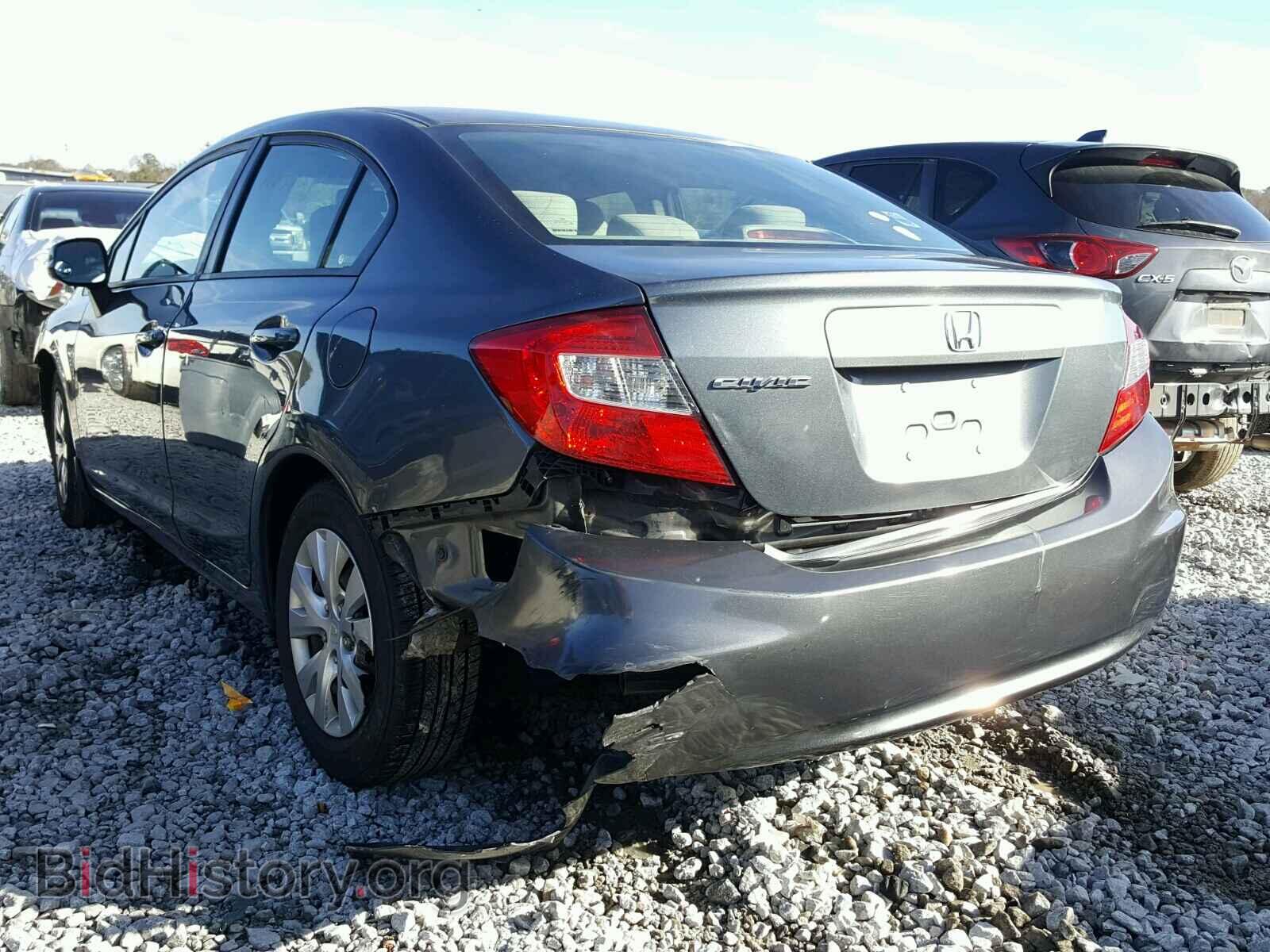 2012 HONDA CIVIC - VIN: 2HGFB2F56CH504587 - Фото 3