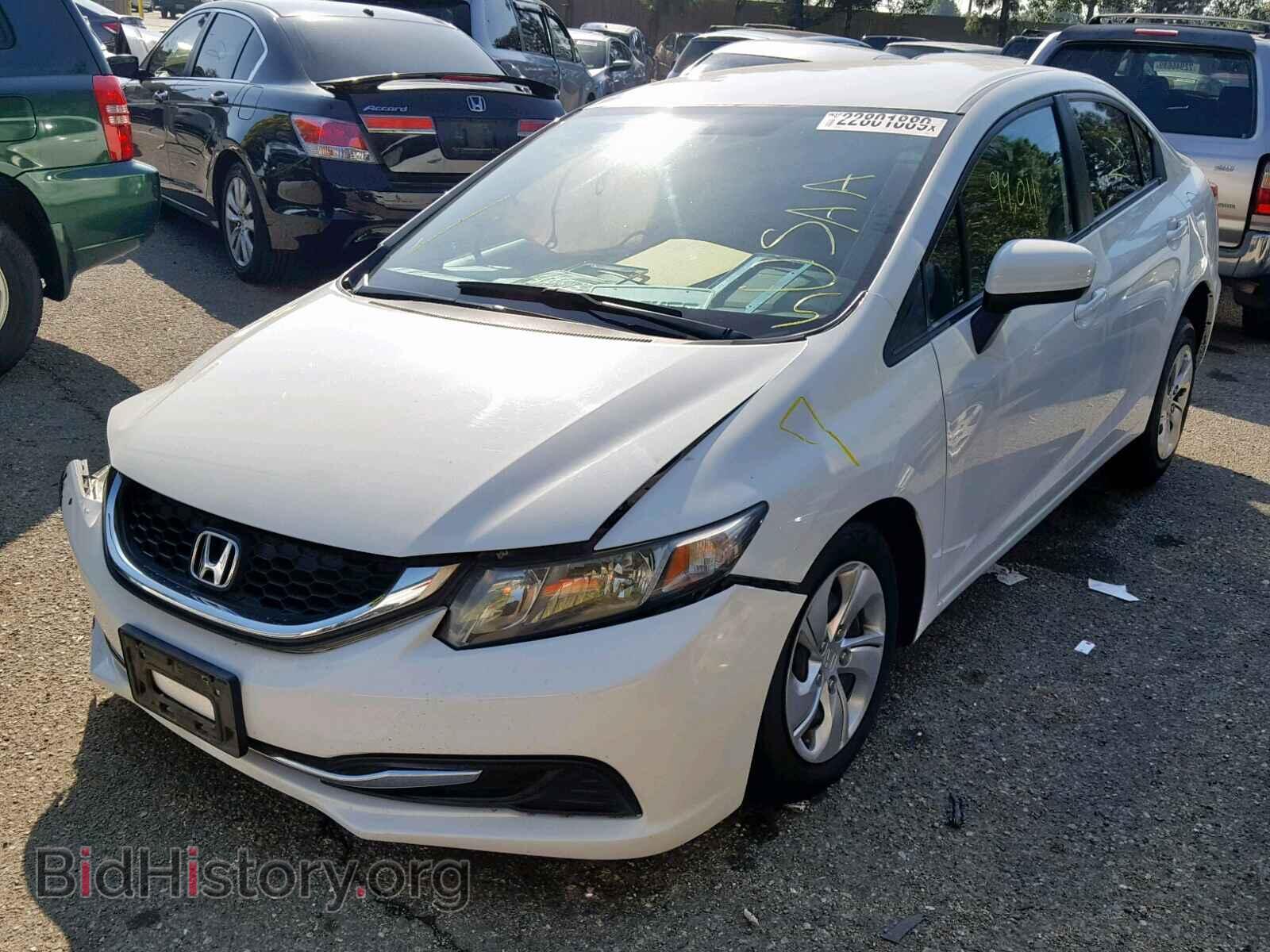 2014 HONDA CIVIC LX - VIN: 19XFB2F5XEE202202 - Фото 2