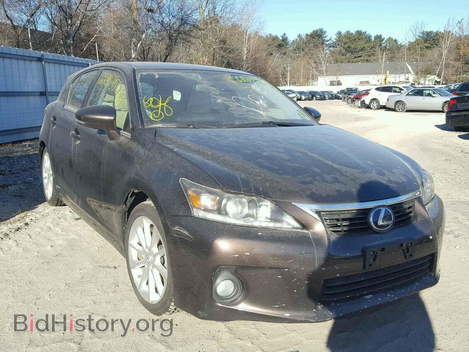 Фотография JTHKD5BHXC2060338 - LEXUS CT 200 2012