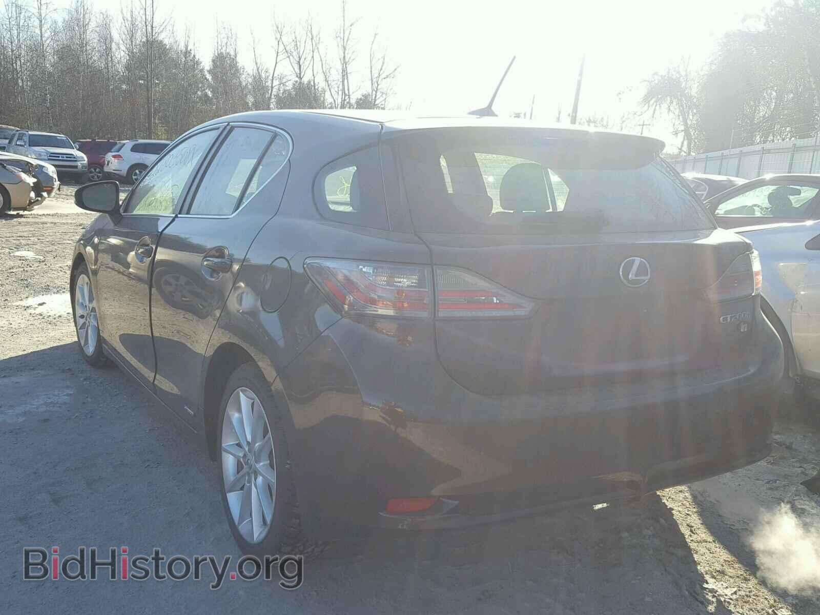 2012 LEXUS CT 200 - VIN: JTHKD5BHXC2060338 - Фото 3