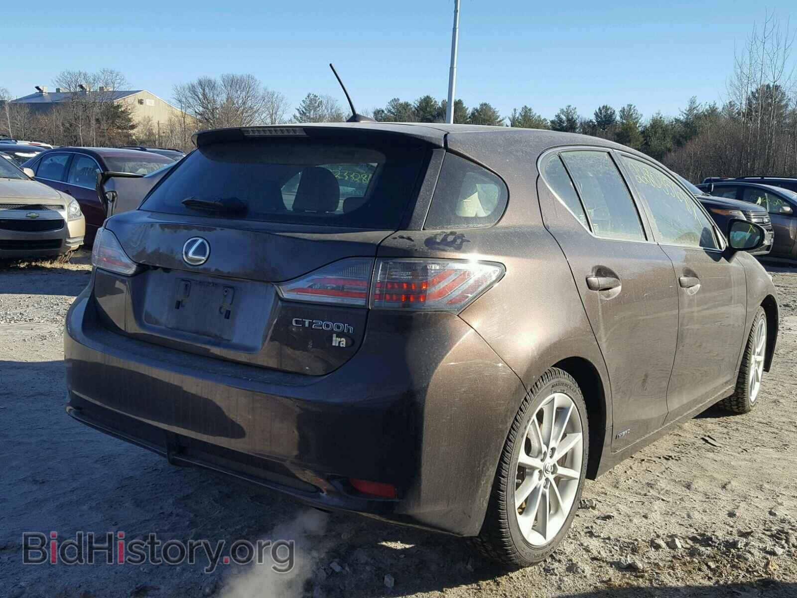 2012 LEXUS CT 200 - VIN: JTHKD5BHXC2060338 - Фото 4