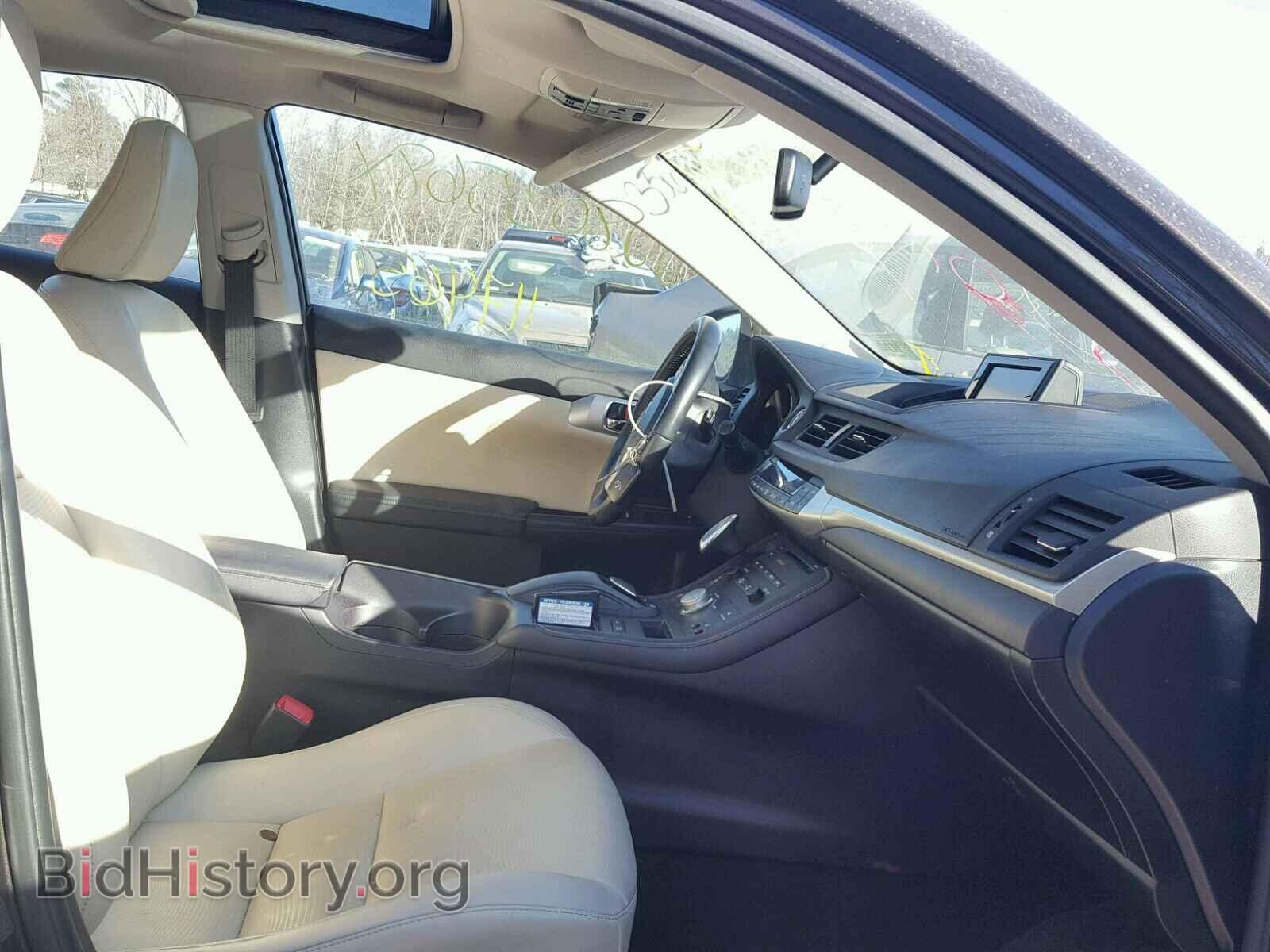 2012 LEXUS CT 200 - VIN: JTHKD5BHXC2060338 - Фото 5
