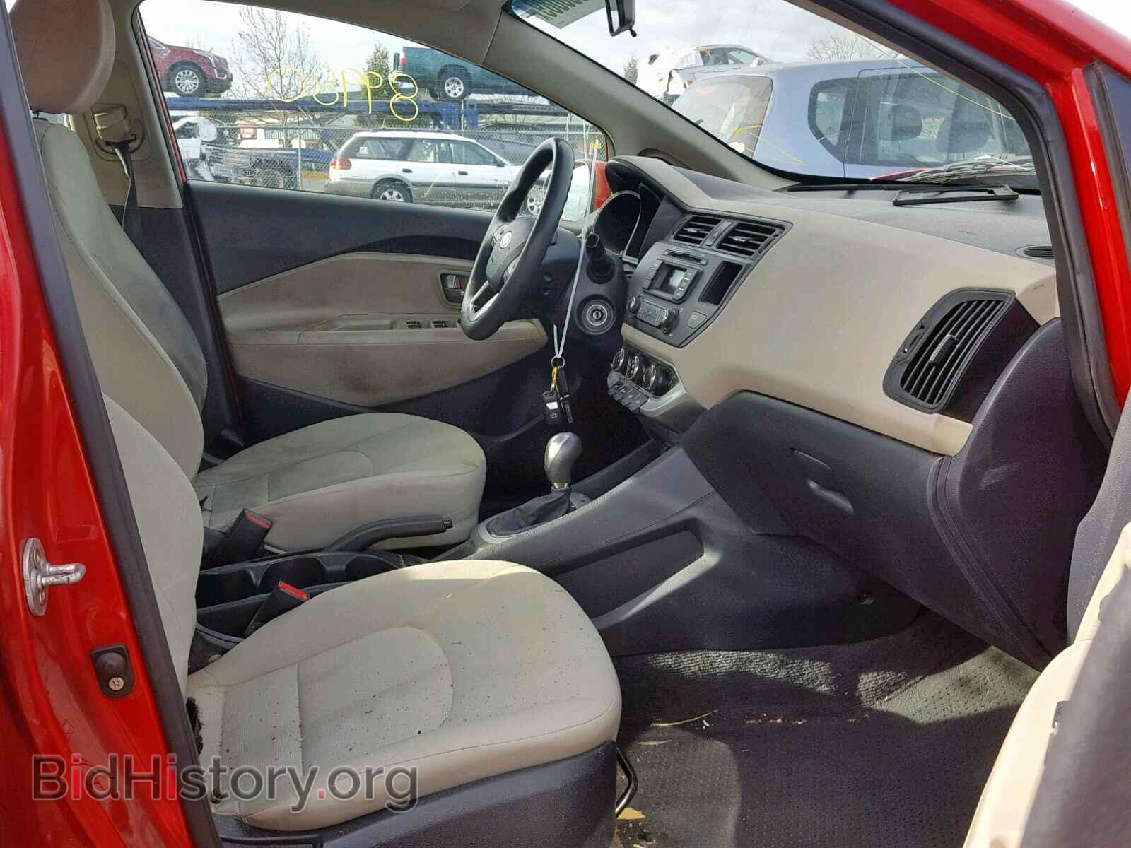2013 KIA RIO - VIN: KNADM4A38D6097678 - Фото 5