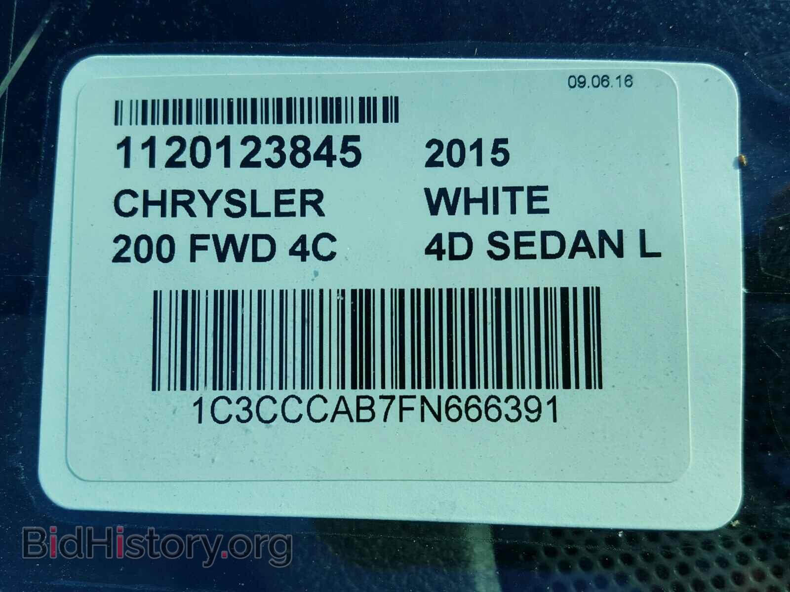 2015 CHRYSLER 200 - VIN: 1C3CCCAB7FN666391 - Photo 10