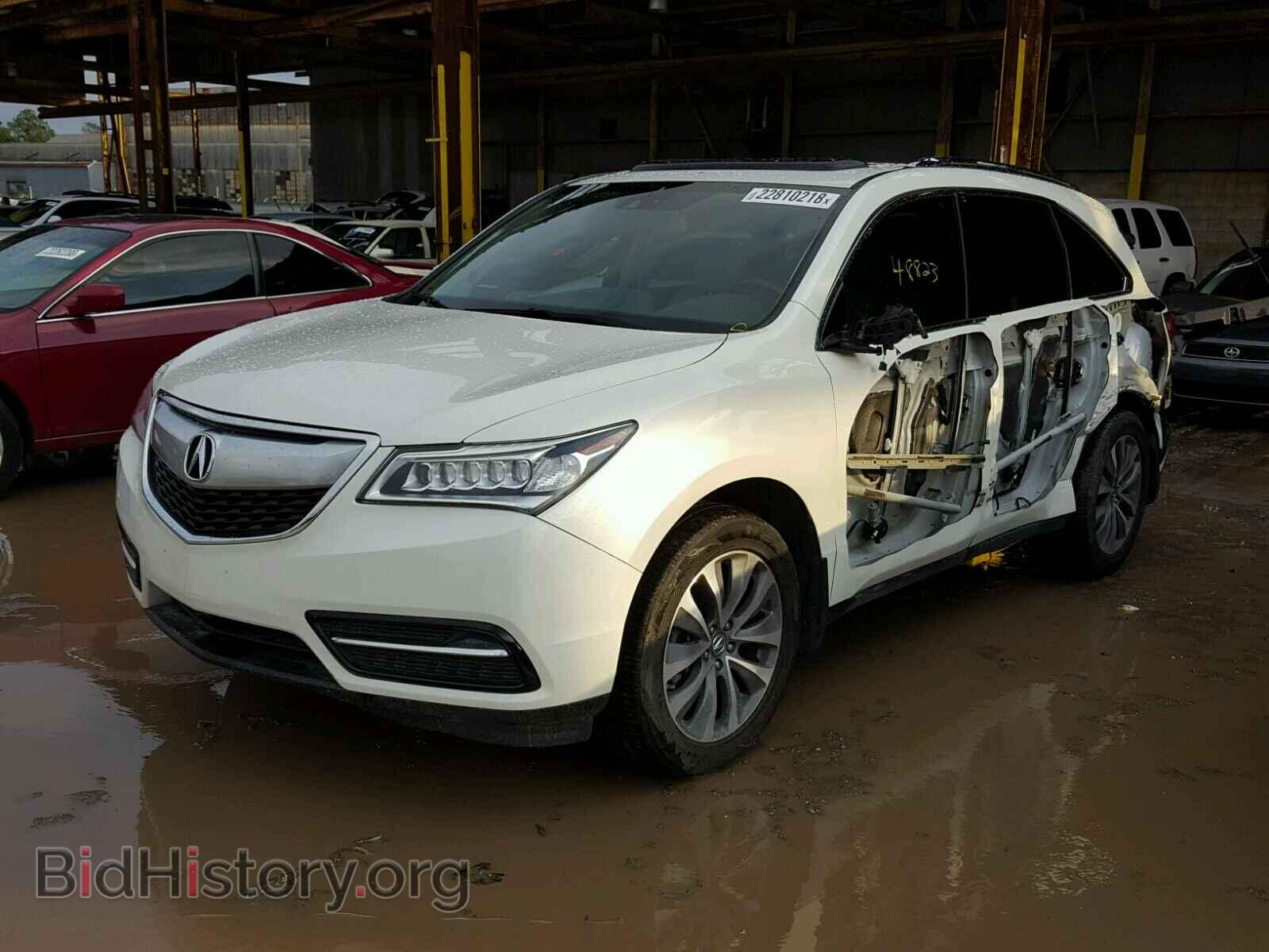 2014 ACURA MDX - VIN: 5FRYD4H42EB042215 - Фото 2