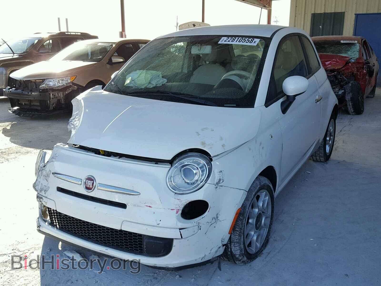 2012 FIAT 500 - VIN: 3C3CFFAR7CT386388 - Фото 2