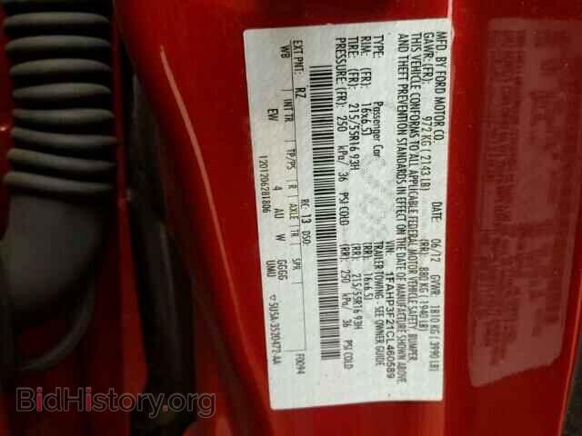 2012 FORD FOCUS - VIN: 1FAHP3F21CL460589 - Фото 10