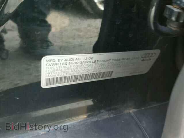 2007 AUDI A6 - VIN: WAUKH94F67N099132 - Фото 10