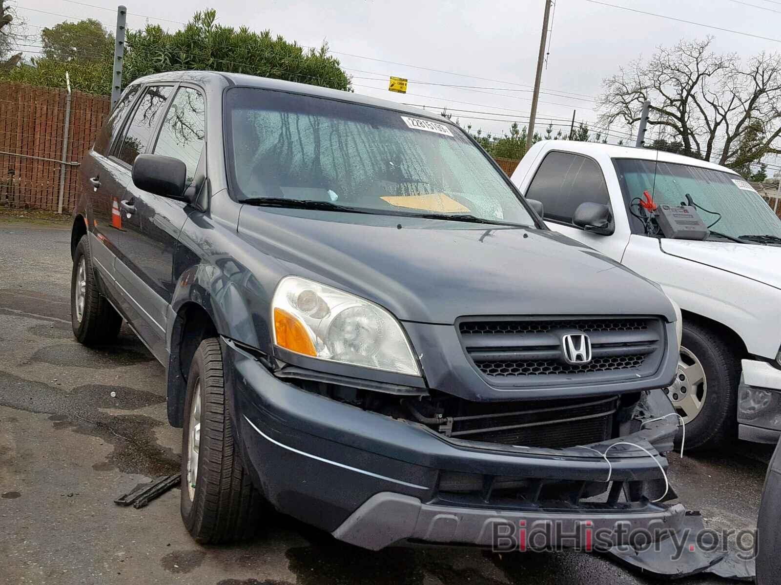 Photo 2HKYF18133H548506 - HONDA PILOT LX 2003