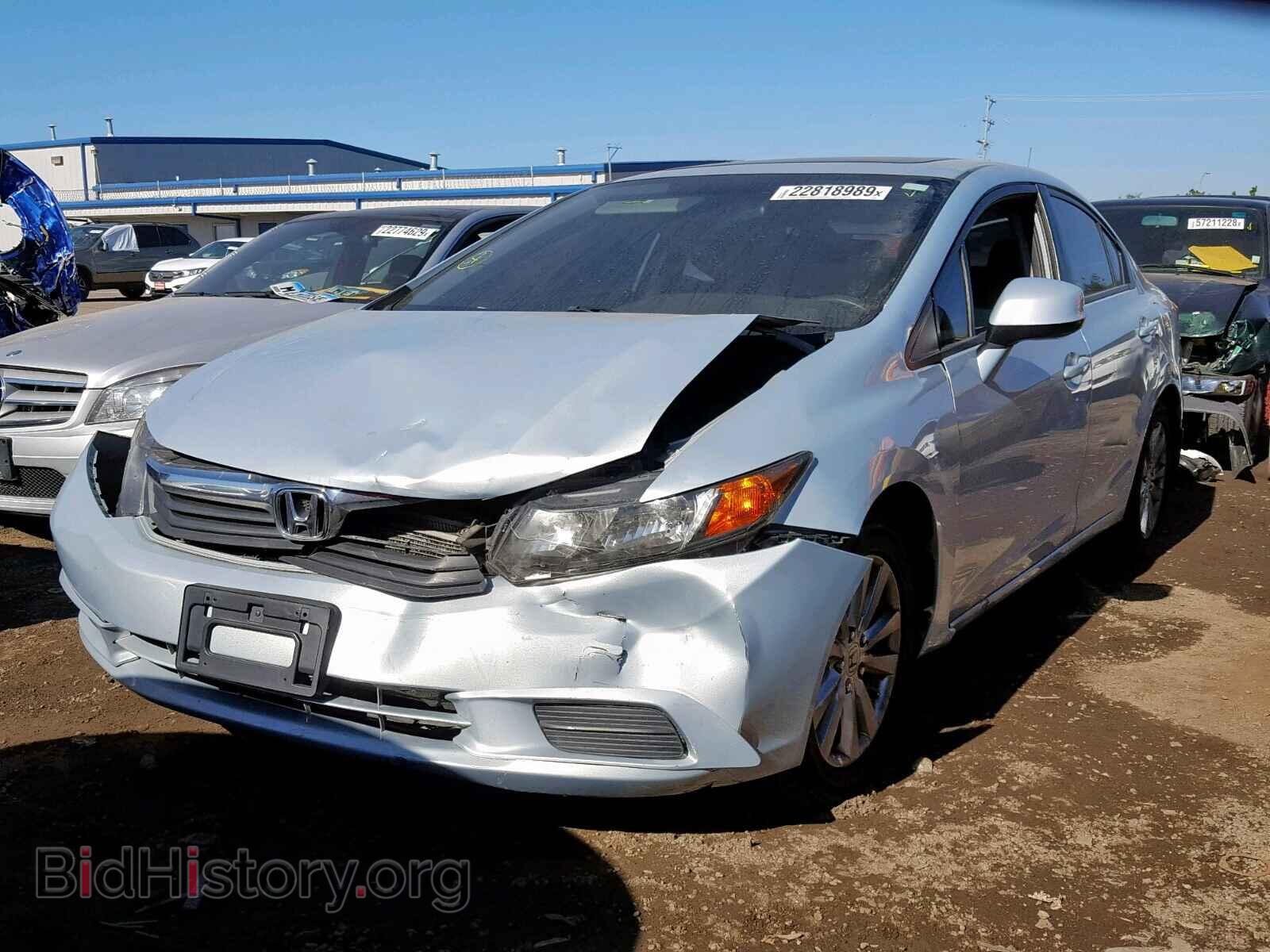 2012 HONDA CIVIC - VIN: 19XFB2F80CE018555 - Фото 2