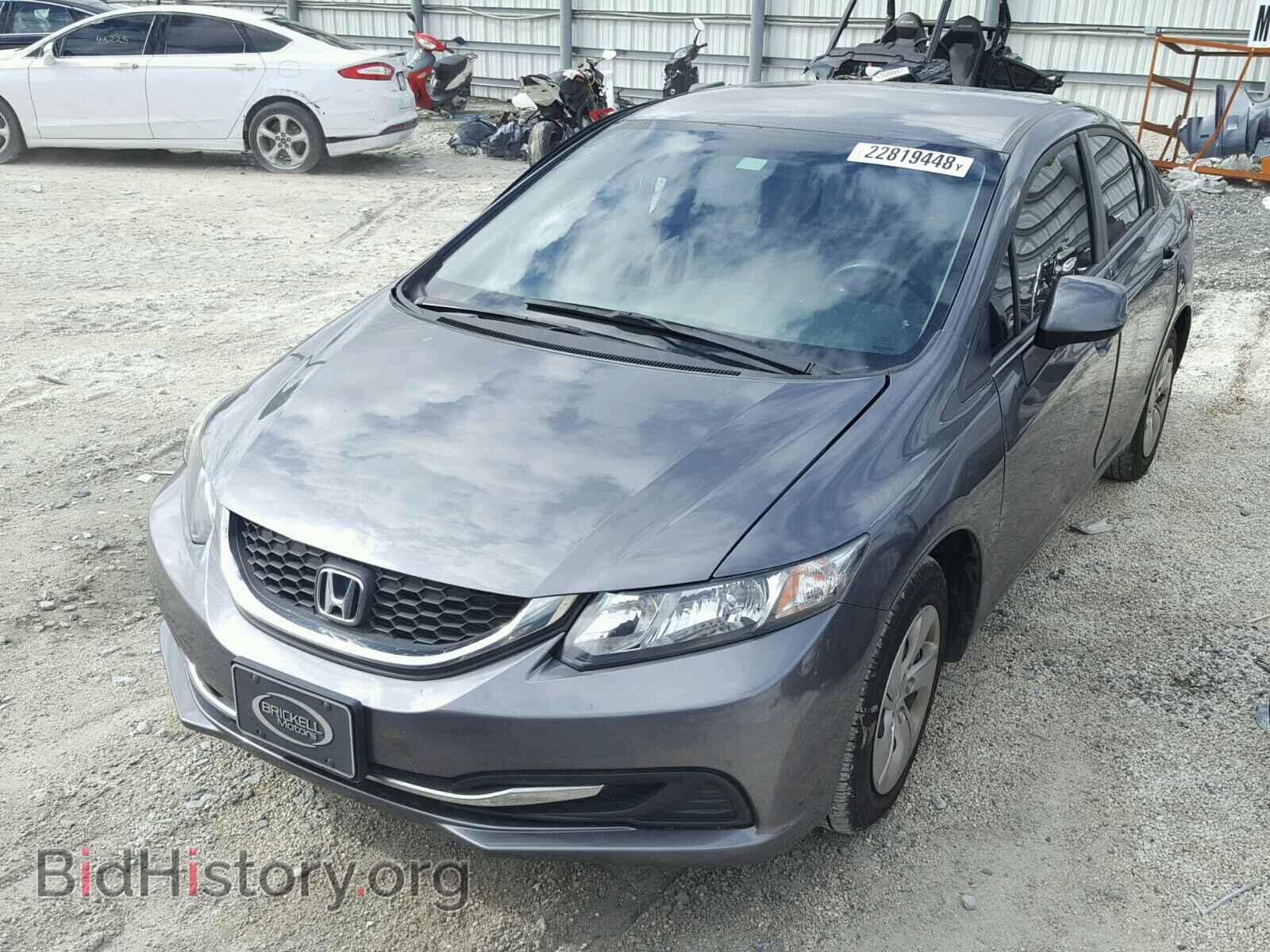 2013 HONDA CIVIC - VIN: 19XFB2F55DE097163 - Фото 2