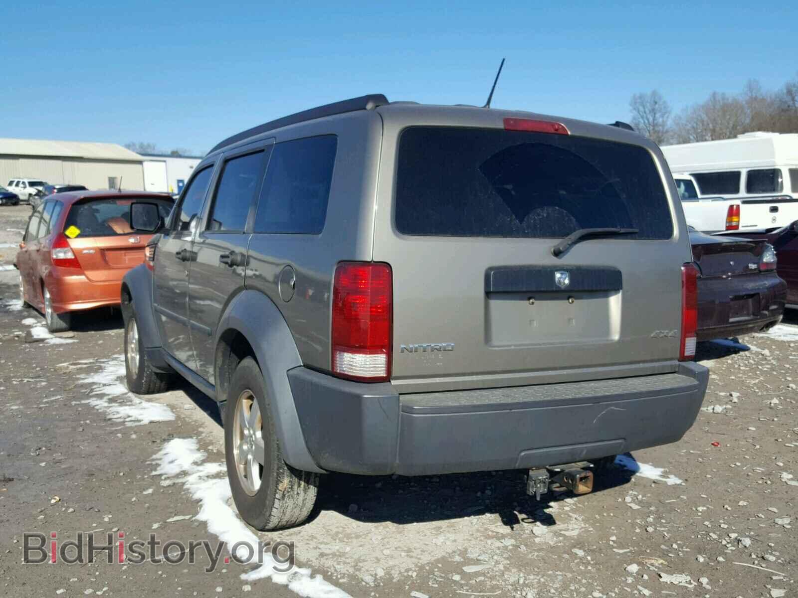 2007 DODGE NITRO - VIN: 1D8GU28K77W629056 - Photo 3