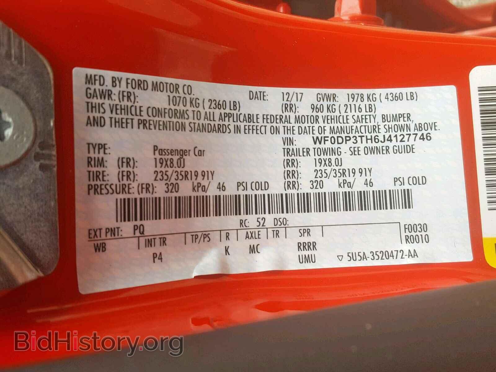 2018 FORD FOCUS - VIN: WF0DP3TH6J4127746 - Photo 10