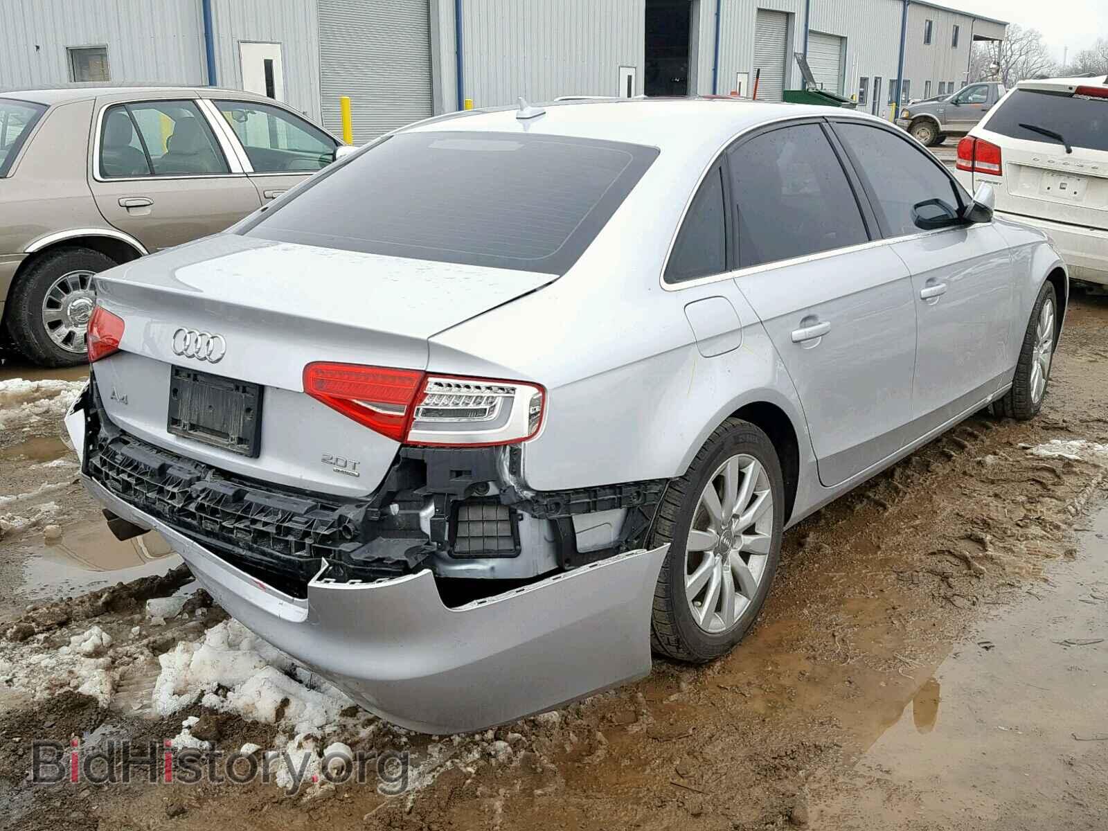2013 AUDI A4 - VIN: WAUBFAFL7DN037941 - Photo 4
