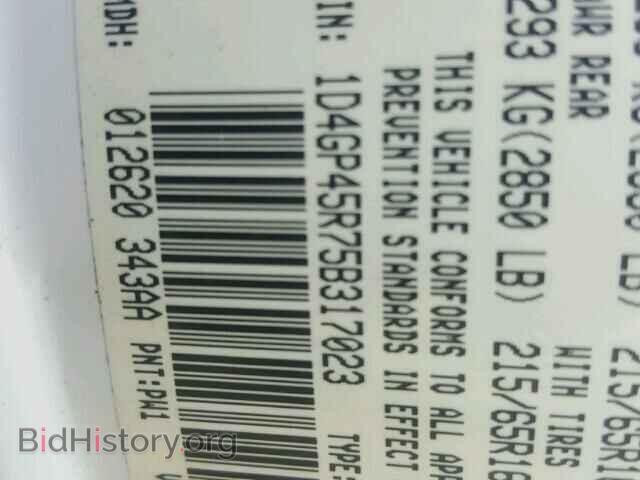2005 DODGE CARAVAN - VIN: 1D4GP45R75B317023 - Фото 10