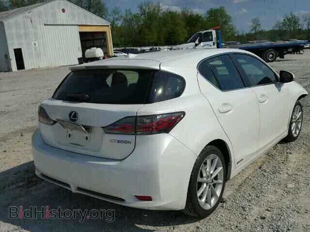 2012 LEXUS CT 200 - VIN: JTHKD5BH8C2067143 - Фото 4