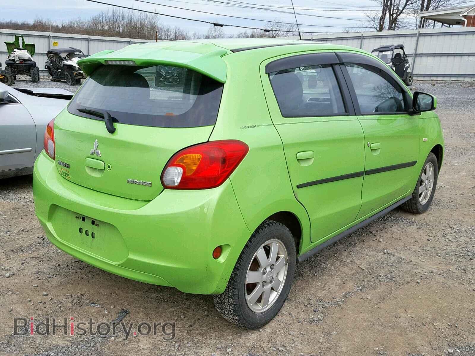2014 MITSUBISHI MIRAGE - VIN: ML32A4HJ4EH018636 - Фото 4