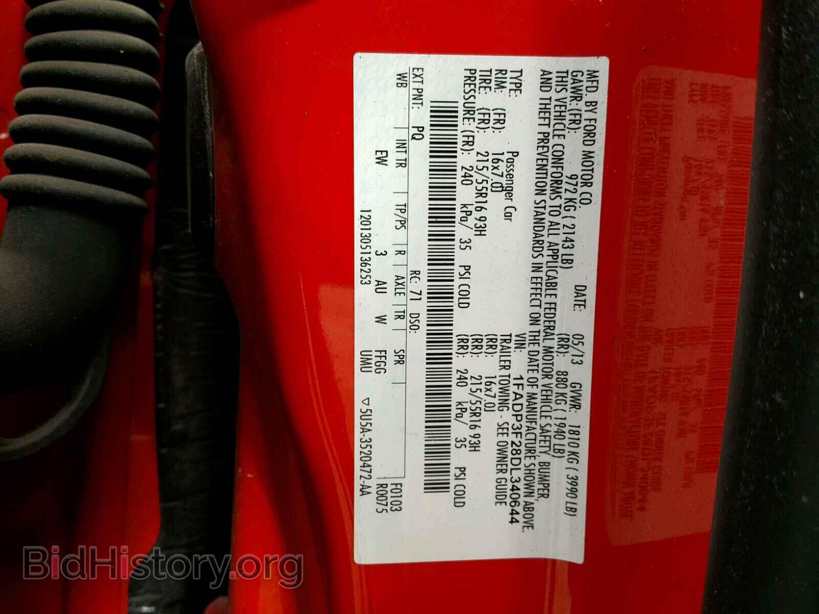 2013 FORD FOCUS - VIN: 1FADP3F28DL340644 - Photo 10