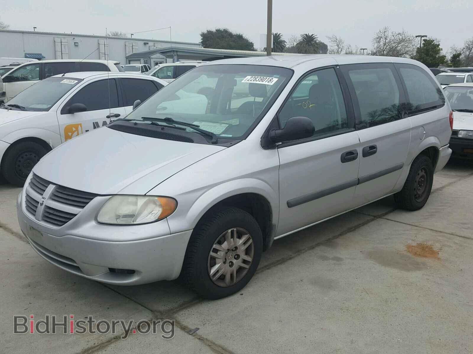 2007 DODGE CARAVAN - VIN: 1D4GP24R77B102220 - Фото 2