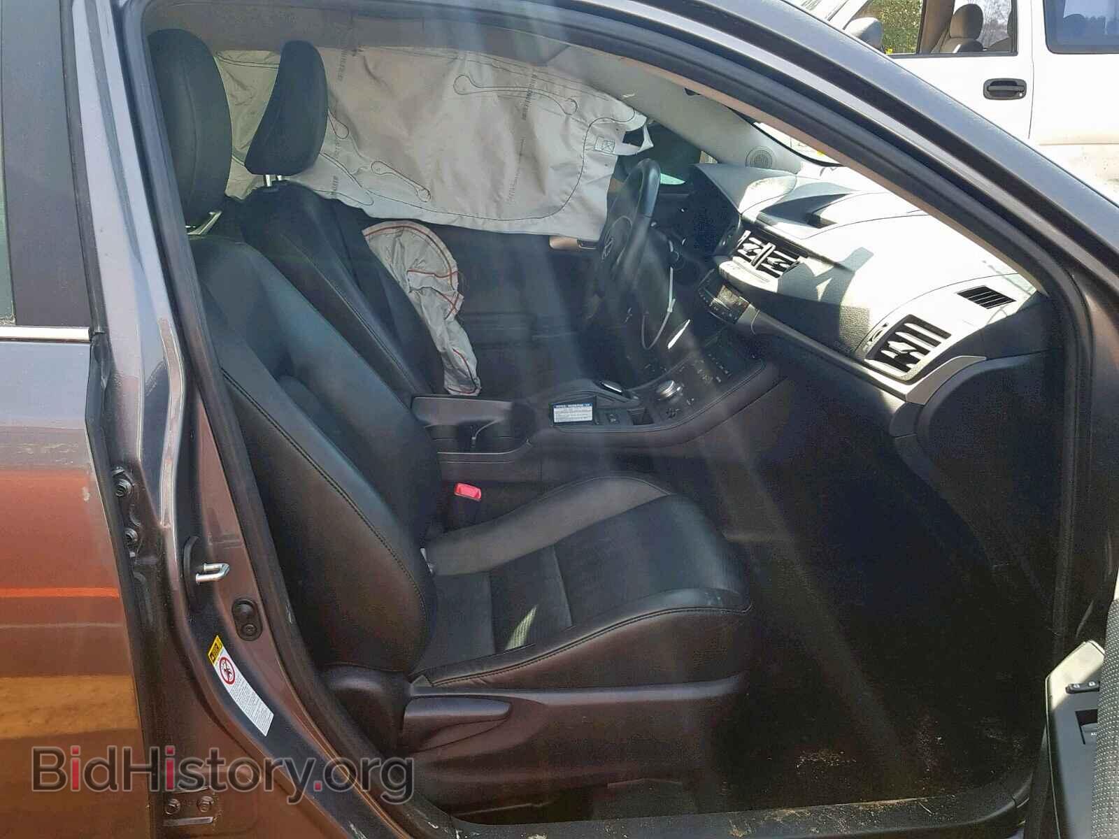 2012 LEXUS CT 200 - VIN: JTHKD5BH7C2063357 - Фото 5