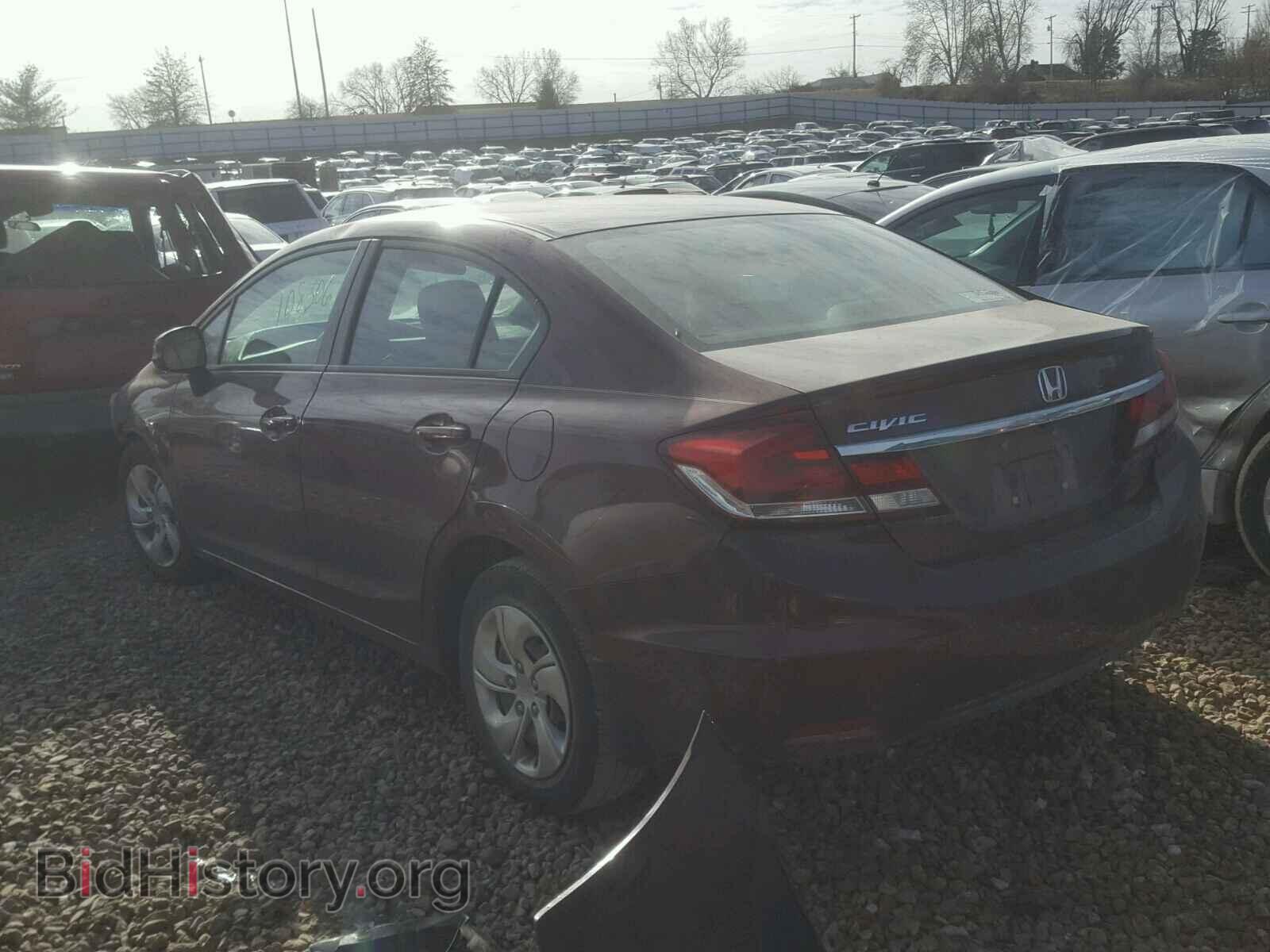 2013 HONDA CIVIC - VIN: 2HGFB2F50DH602435 - Фото 3
