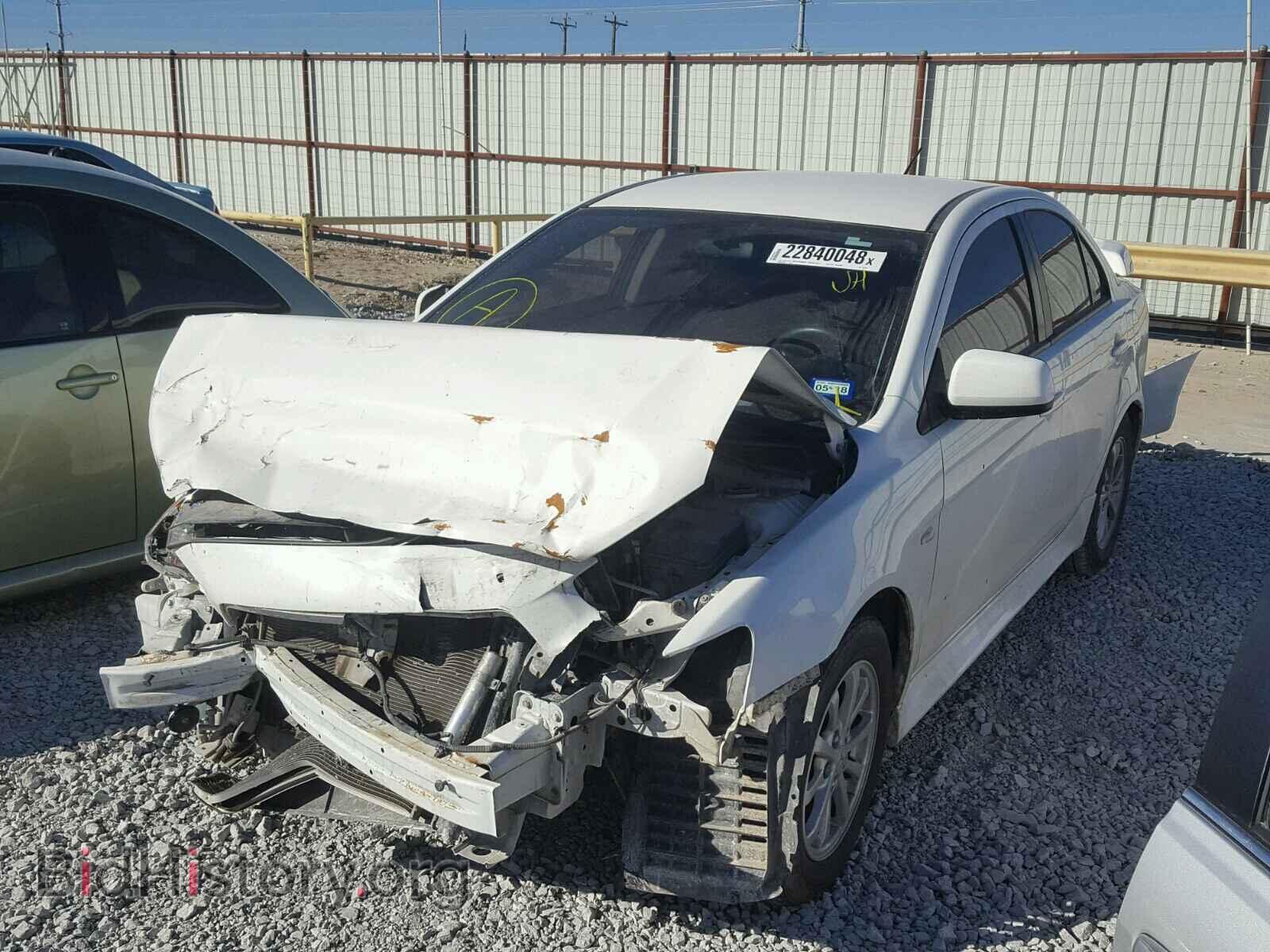 2014 MITSUBISHI LANCER - VIN: JA32U2FU3EU016596 - Фото 2