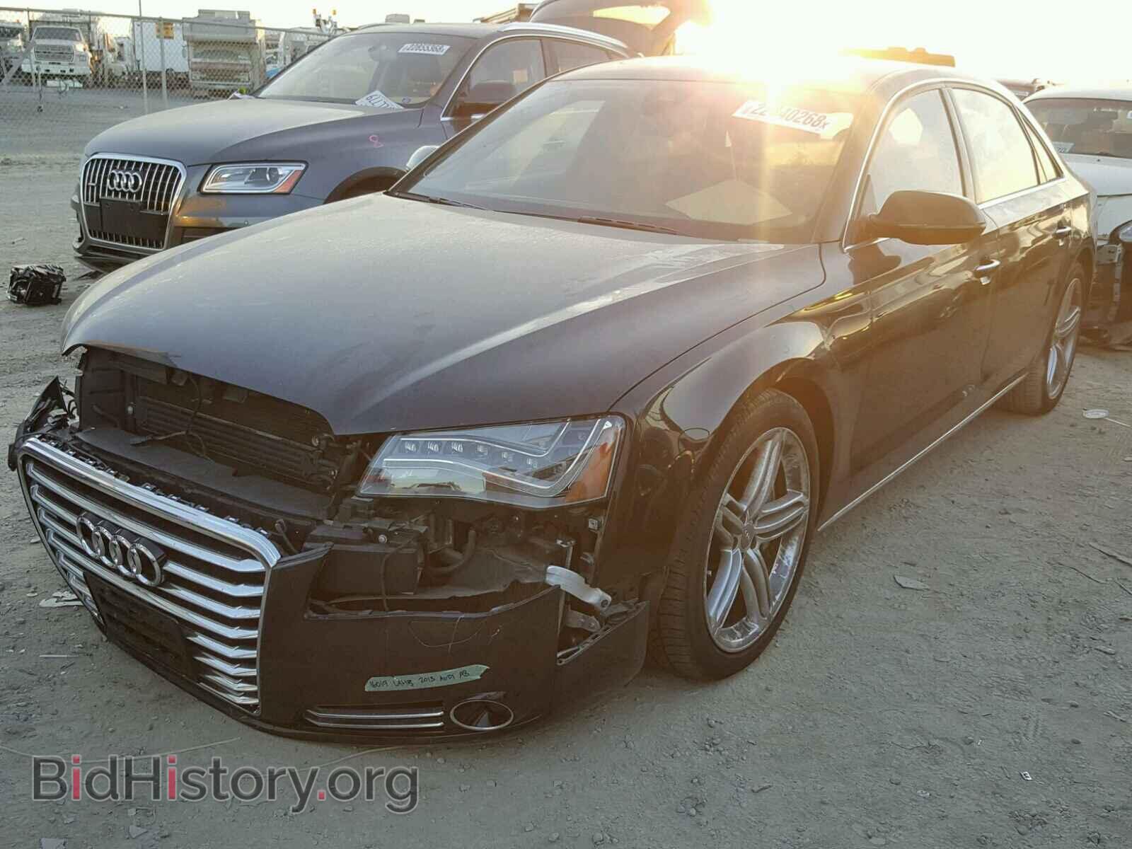 2013 AUDI A8 - VIN: WAUR2AFD3DN032464 - Фото 2