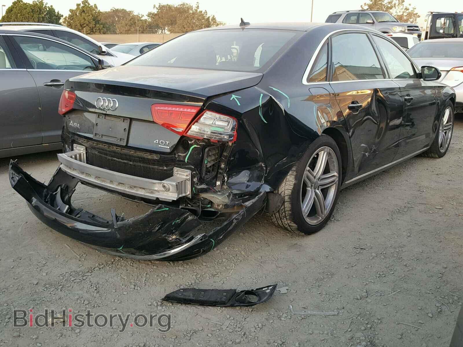 2013 AUDI A8 - VIN: WAUR2AFD3DN032464 - Фото 4