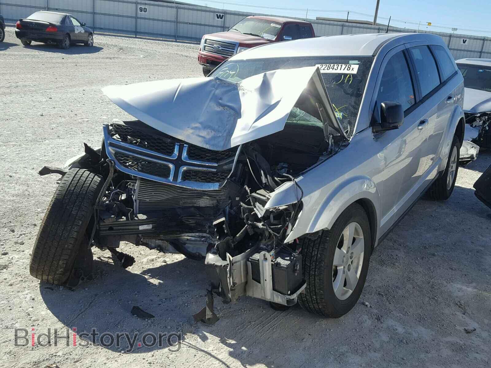 2013 DODGE JOURNEY - VIN: 3C4PDCAB6DT567486 - Фото 2