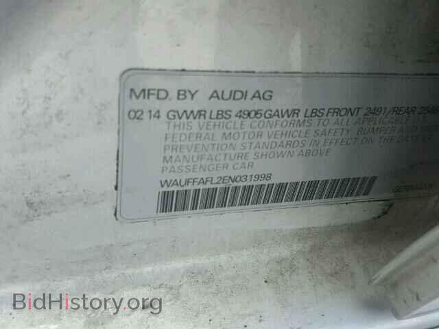 2014 AUDI A4 - VIN: WAUFFAFL2EN031998 - Photo 10