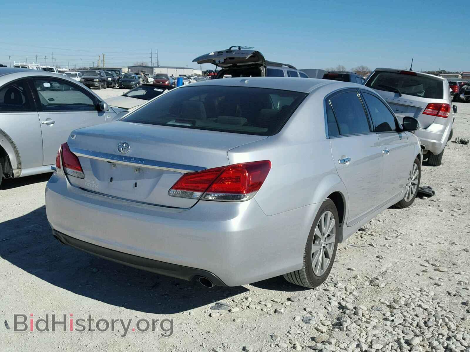 2011 TOYOTA AVALON - VIN: 4T1BK3DB6BU438397 - Фото 4
