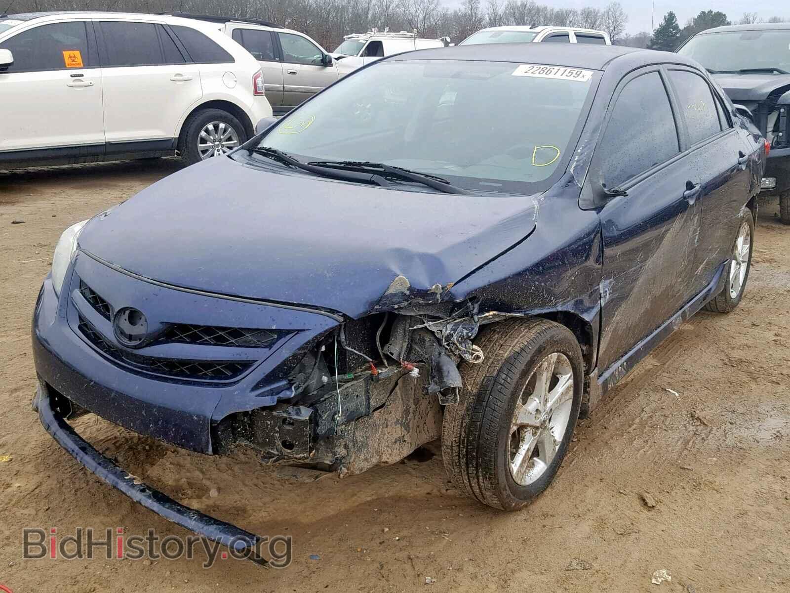 2011 TOYOTA COROLLA BA - VIN: 2T1BU4EE8BC600038 - Фото 2