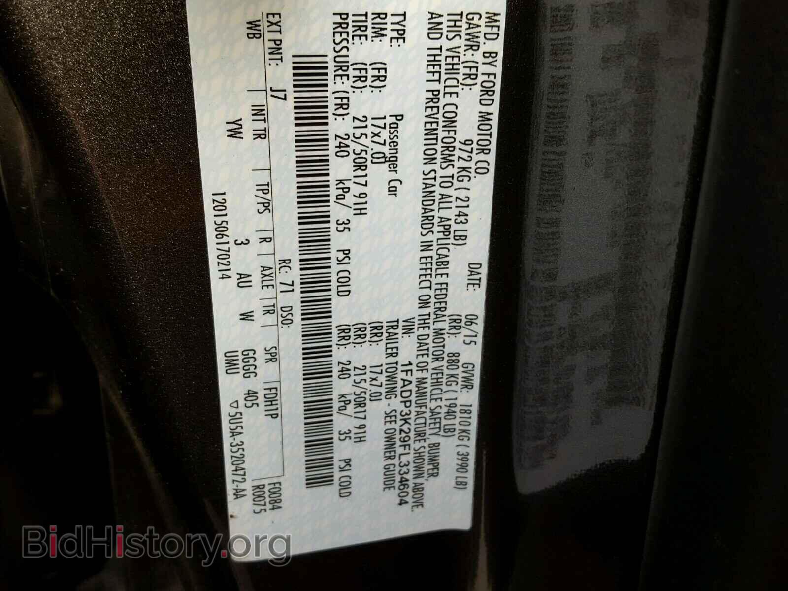 2015 FORD FOCUS - VIN: 1FADP3K29FL334604 - Photo 10