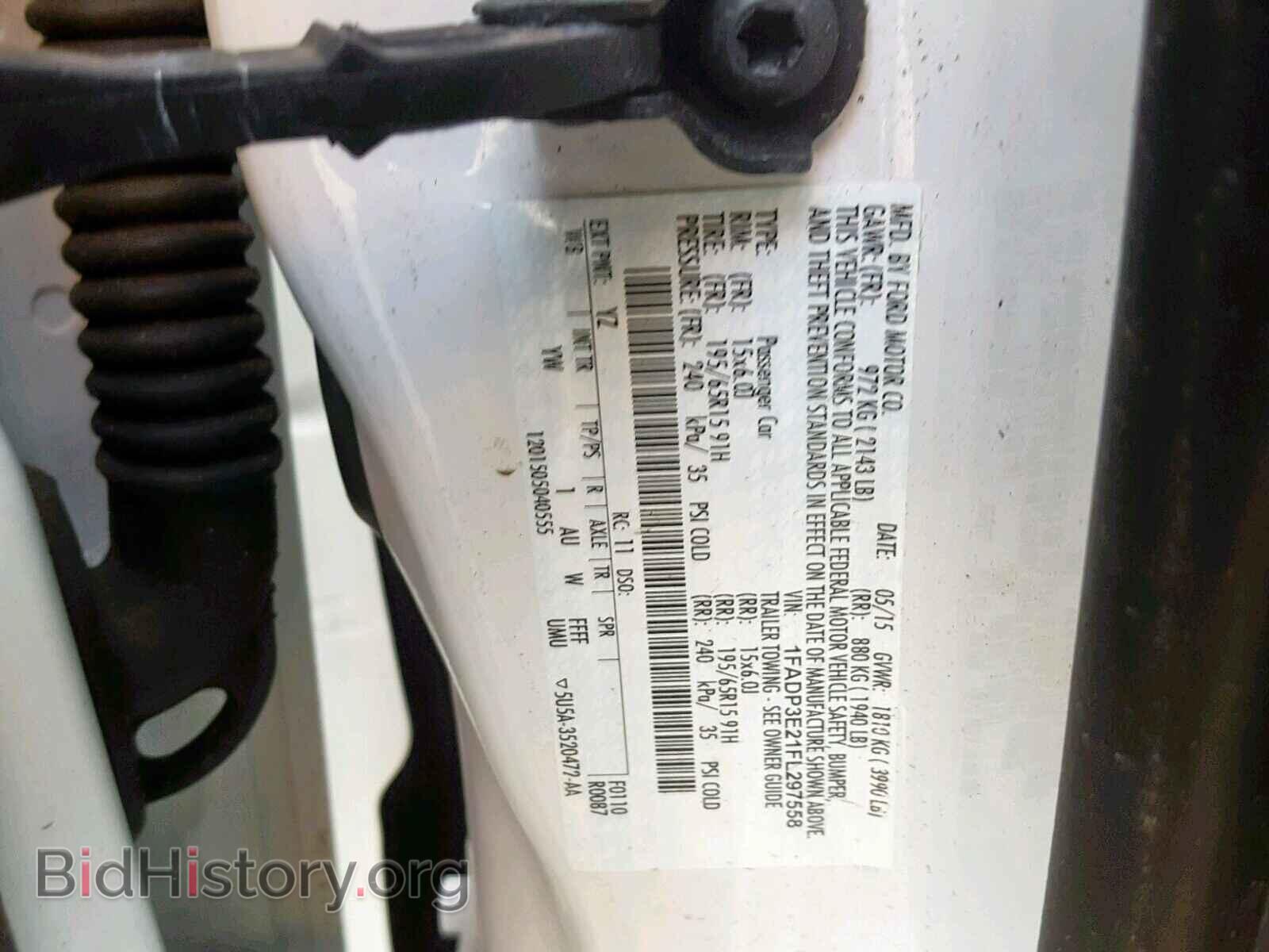 2015 FORD FOCUS - VIN: 1FADP3E21FL297558 - Фото 10