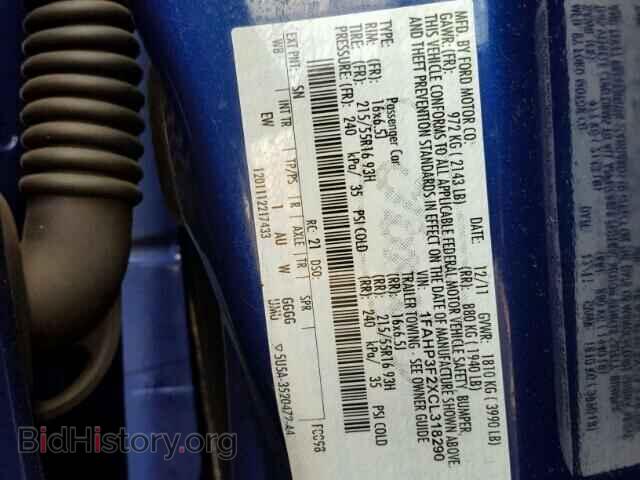 2012 FORD FOCUS - VIN: 1FAHP3F2XCL318290 - Photo 10