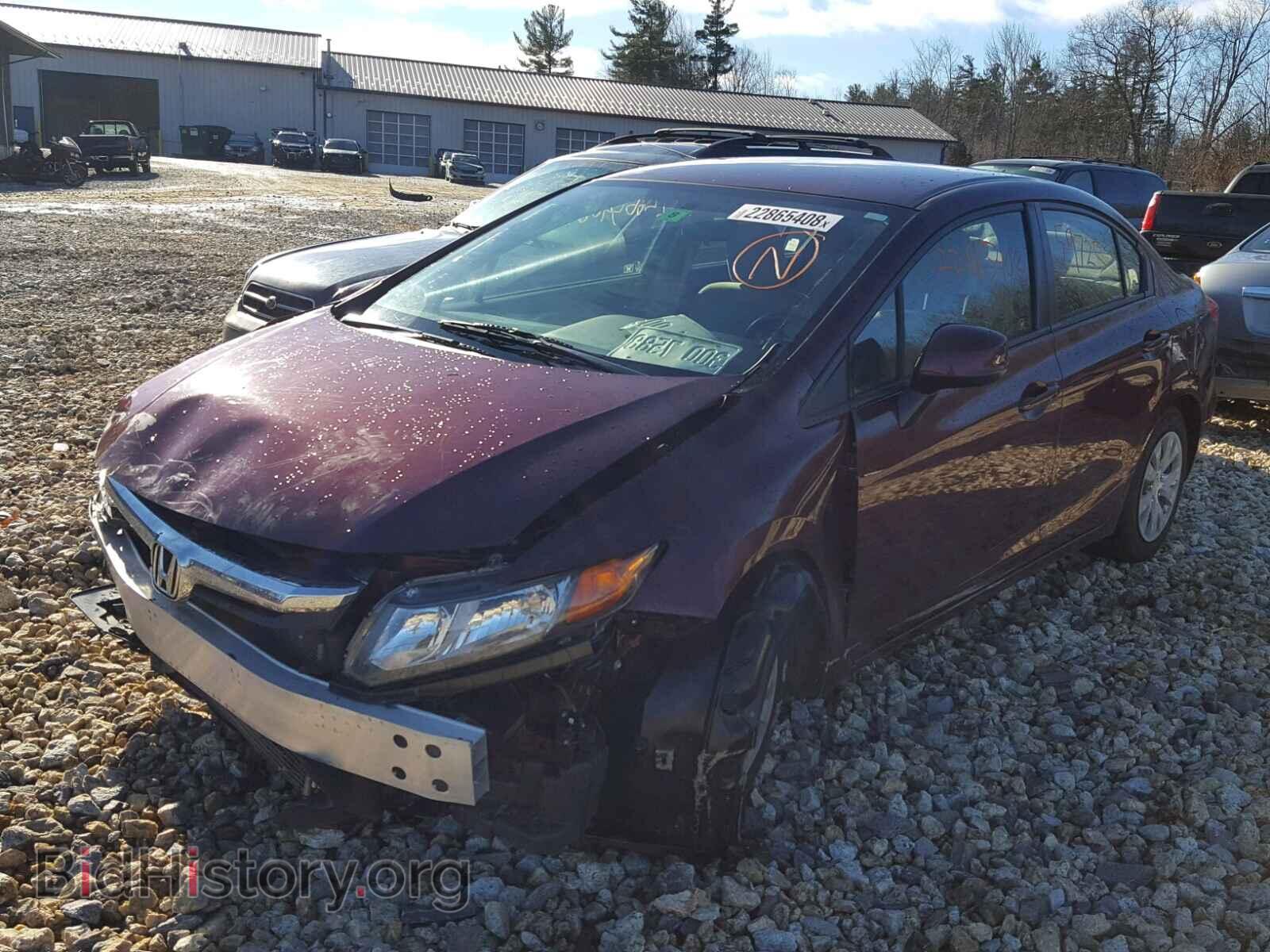2012 HONDA CIVIC - VIN: JHMFB2F52CS003072 - Photo 2