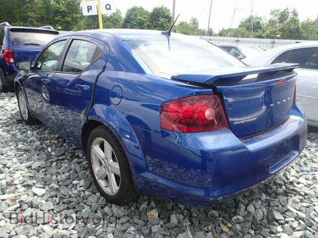2013 DODGE AVENGER - VIN: 1C3CDZAB2DN646272 - Фото 3