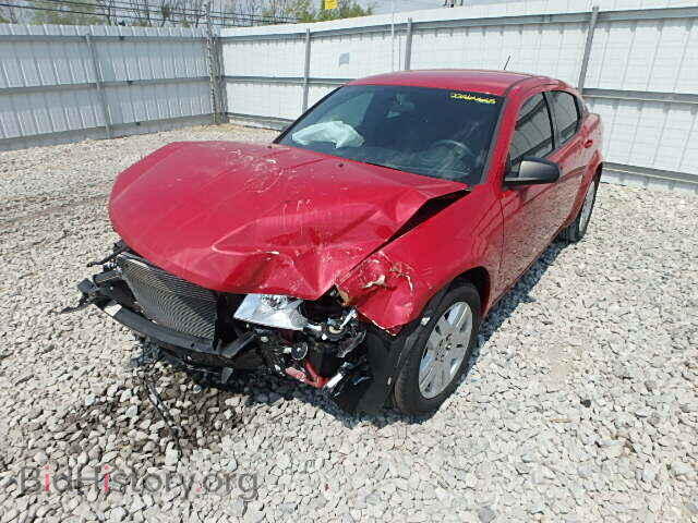 2013 DODGE AVENGER - VIN: 1C3CDZAB6DN616532 - Фото 2