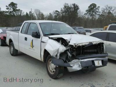 2014 Ford F150 F150 Super, white — VIN 1FTEX1CM8EFB56278, Copart