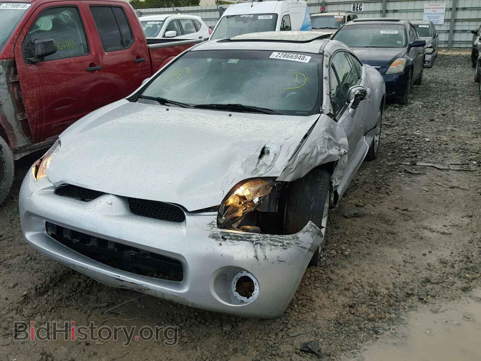 2006 MITSUBISHI ECLIPSE - VIN: 4A3AK24F26E001698 - Фото 2