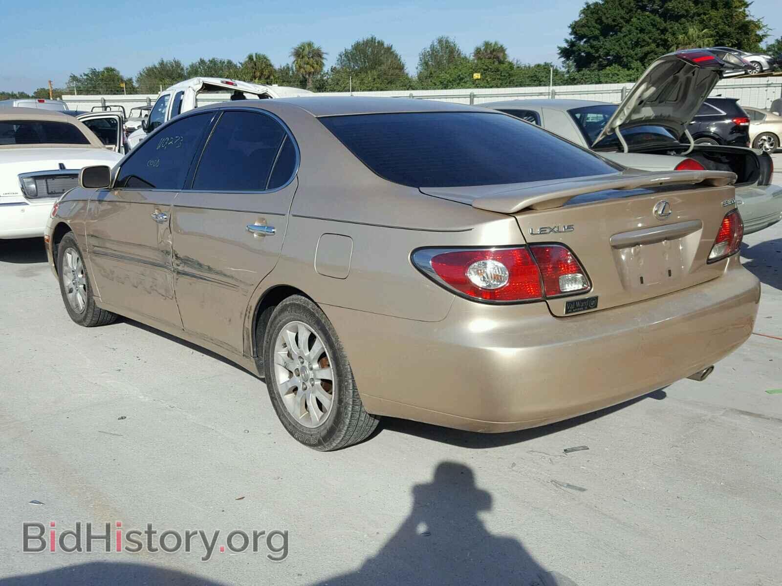 2003 LEXUS ES300 - VIN: JTHBF30G830133677 - Фото 3