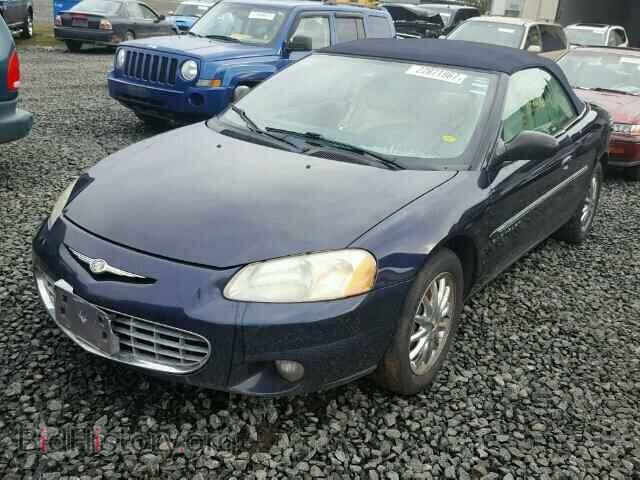 2001 CHRYSLER SEBRING - VIN: 1C3EL65U81N677852 - Фото 2