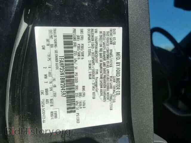 2008 FORD FOCUS - VIN: 1FAHP35N18W204597 - Фото 10
