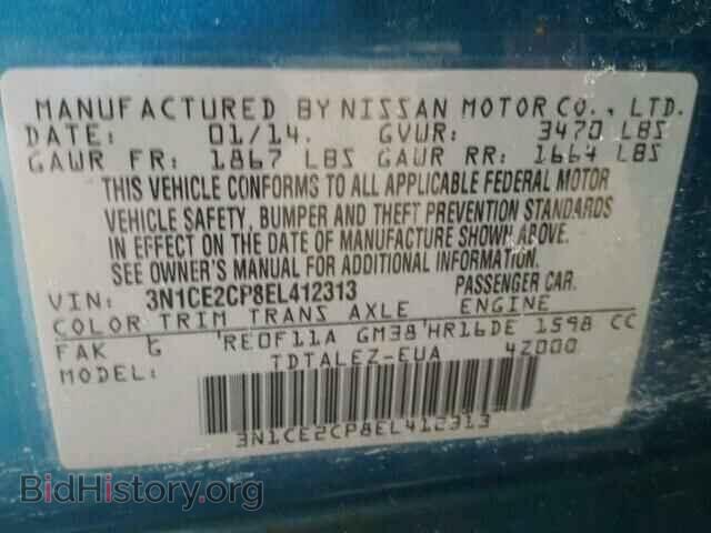 2014 NISSAN VERSA - VIN: 3N1CE2CP8EL412313 - Photo 10