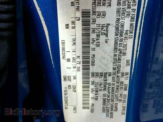 2012 FORD FOCUS - VIN: 1FAHP3K25CL228020 - Photo 10